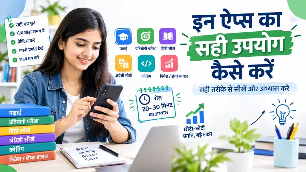 इन ऐप्स का सही उपयोग कैसे करें?