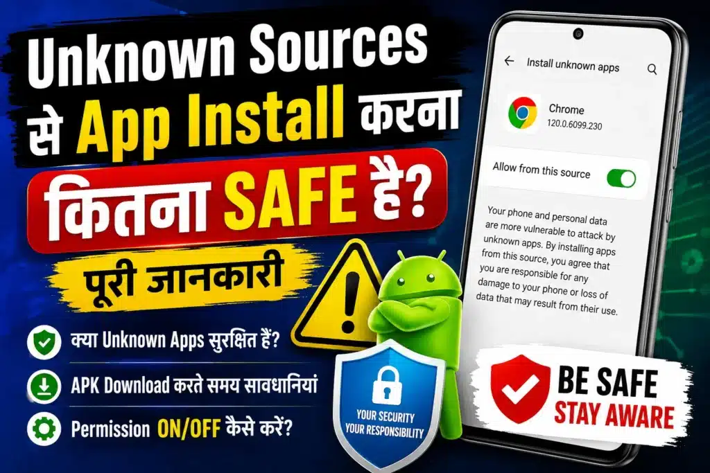 Unknown Sources से App Install करना कितना Safe है